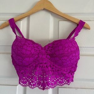 Victoria Secret Pink padded lace bralette